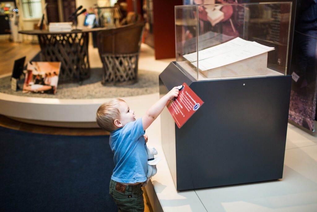 Visitors of all ages are welcome to explore the Reagan Ranch Center Exhibit Galleries