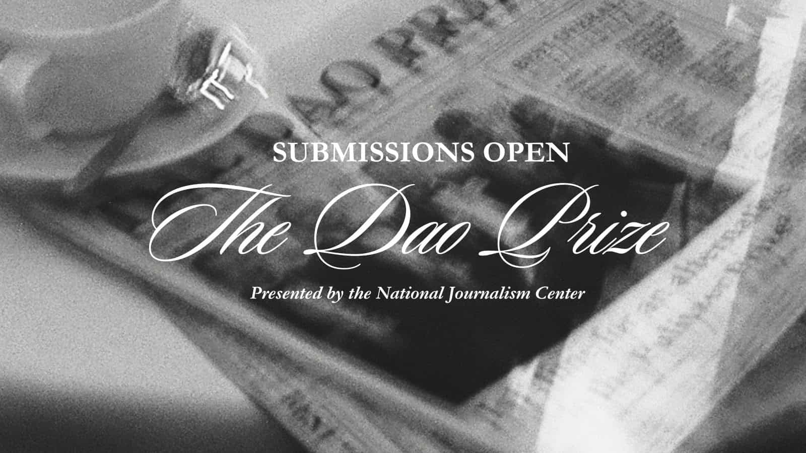 dao prize 2026